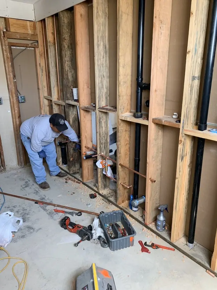 Commercial rough-in plumbing for Water Heater Replacement in Garriage Woods